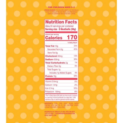 Simek's Kids Mini Breakfast Sausage Meatballs - Frozen - 12oz
