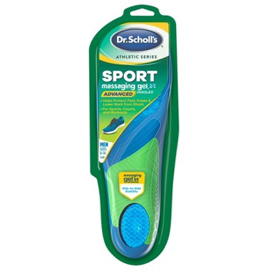 Dr. Scholl's Athletic Series Sport Massaging Gel Advanced Insoles for Men Size 8-14