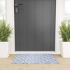 retrografika Sunny Summer Sky White Cartoon 30" x 20" Welcome Mat - Society6 - 2 of 3