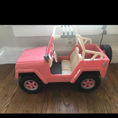 Target store barbie jeep