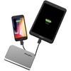 myCharge Hub 6700mAh/2.4A Output Power Bank with Integrated Charging Cables - Silver - image 4 of 4