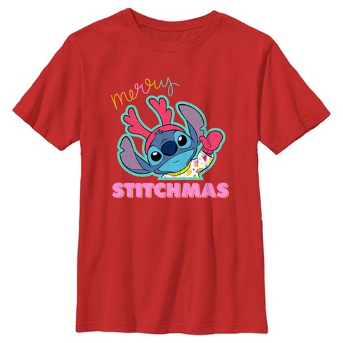 Boy's Lilo & Stitch Merry Stitchmas T-Shirt - image 1 of 4