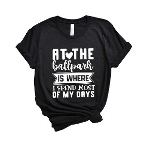 Simply Sage Market Women's At The Ballpark Short Sleeve Graphic Tee - 1 of 4