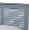 Adela Wood Platform Bed Gray - Baxton Studio - 4 of 4