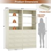 Besiost Closet Organizer System with Wood Drawers and Shelves - 3 of 3