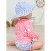 RuffleButts Baby/Toddler Girls UPF50+ Long Sleeve One Piece Rash Guard - 4 of 4