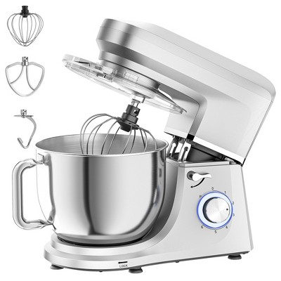 SUGIFT 7.5 QT Electric Kitchen Mixer with 6 Speeds & Pulse, Stainless Steel Bowl for Baking, Cooking & Dough Kneading