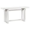Contemporary Console Table With Wood Top, Extra Long Entryway Table, Modern Sofa Table-Cuddlewood - 3 of 4