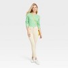 Women's High-Rise Skinny Jeans - Universal Thread™ White - image 3 of 4