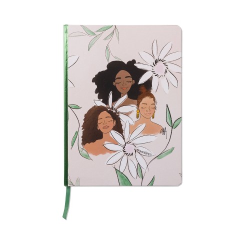 DesignWorks Ink 200 Sheet Ruled Journal 10.25"x7.48" Classic Jumbo Spoonful of Faith She Blooms - image 1 of 4