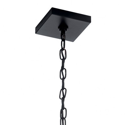 Vath 16" Black and Nickel 4-Light Foyer Pendant