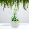 Unique Bargains Realistic Artificial Plants Bell Flower Mini Plastic 1.97"x1.97"x5.51" 1 Pcs - 2 of 4