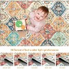 Washable Rugs Vintage Oriental Area Rug Indoor Floor Carpet Non Slip Non Shedding Rug for Bedroom Living Room - 4 of 4