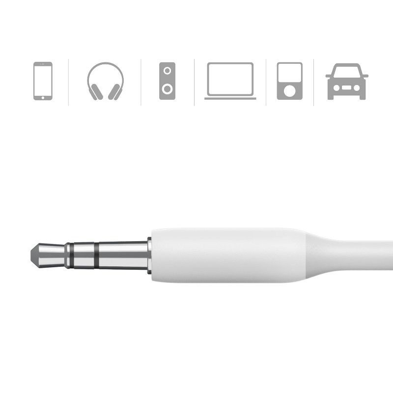Anker 3&#39; PowerLine Lightning to 3.5mm Audio Aux Adapter - White, 6 of 8