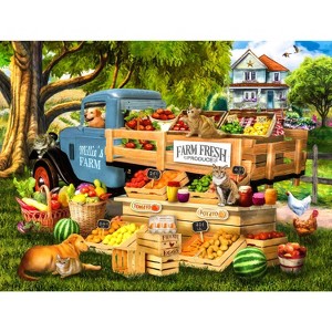 Sunsout Millie's Fresh Produce 500 pc   Jigsaw Puzzle 28584 - 1 of 4