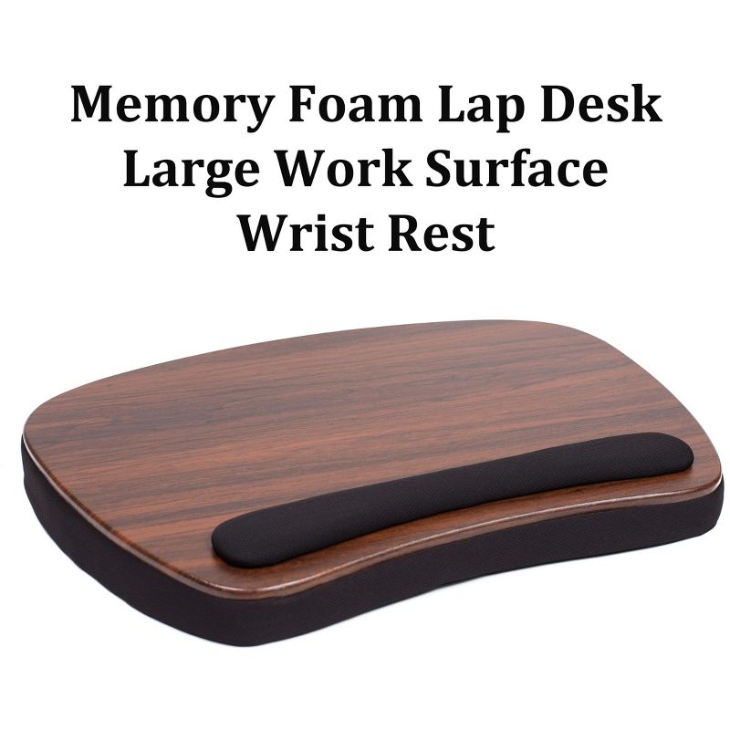 Sofia + Sam Oversized Memory Foam Lap Desk with Wrist Rest, 2 of 9