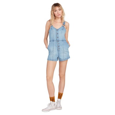 denim romper target