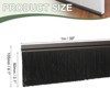 Unique Bargains Aluminum Alloy H-Shape Holder PP Bristle Rust-resistant Door Sweep 1 Pc - 2 of 3