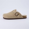 CUSHIONAIRE Women's Hana Cork footbed clog with Genuine Leather upper, Faux Fur lining, and +Comfort - 3 of 4