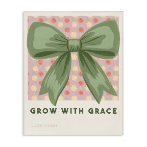 Stupell Industries Grow With Grace Ribbon Canvas Art - 1 of 4