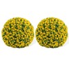21.6" Artificial Topiary Flower Balls, Set of 2 Decorative Topiary Balls Hanging Grass Ball for Home Decor Indoor and Outdoor - 4 of 4