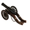HomeRoots 3" Brown and Black Metal Louis XIV Cannon Hand Painted Sculpture - 4 of 4