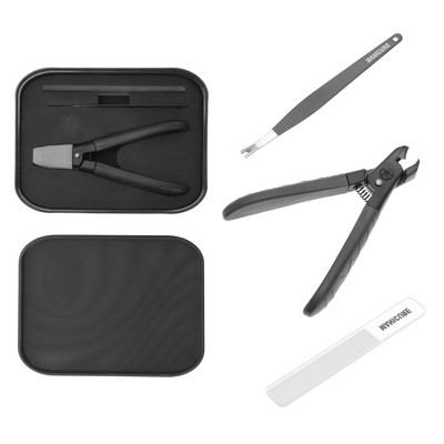 Unique Bargains Splash-proof Nail Clipper Kit 3-piece Set