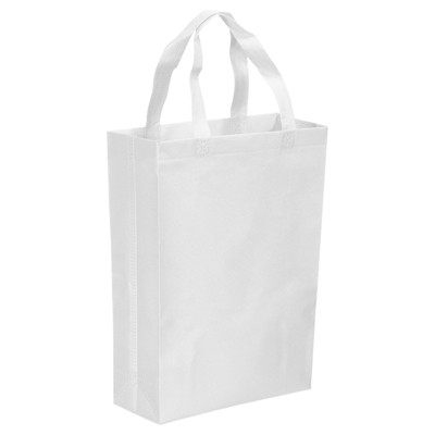 Unique Bargains Vertical Style Non-Woven Travel Storage Grocery Tote Bag 10 Pcs