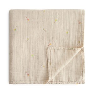 Mushie Organic Cotton Muslin Swaddle Blanket - 1 of 4
