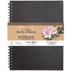 Stillman & Birn Nova Series - Wirebound Sketchbook - Portrait 9 x 12 - 150gsm Beige Paper - 1 of 1