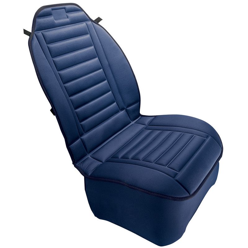 Collections Etc Comfy Padded Car Seat Cushion Blue, 1 of 4