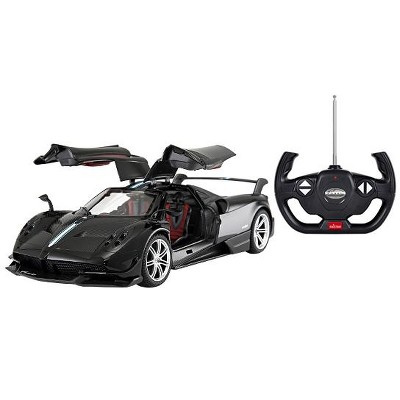 TargetLink 1:14 RC Pagani Huayra Super Sports Car Bright Headlights and Rear Lights Great Gift For Kids - Black