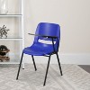 Emma and Oliver Ergonomic Shell Chair with Left Handed Flip-Up Tablet - Tablet Arm Desk - 2 of 4