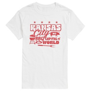 Men's - Instant Message - Kansas City MO BBQ Short Sleeve Graphic T-Shirt - 1 of 4