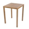 Christopher Knight Home Goleta Outdoor 39.5" Tall Acacia Wood Bar Height Table with Slatted Top - 2 of 4