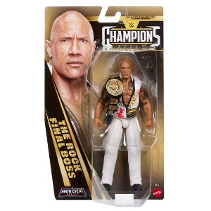 WWE Main Event Champions 7 Final Boss The Rock Action Figure : Target