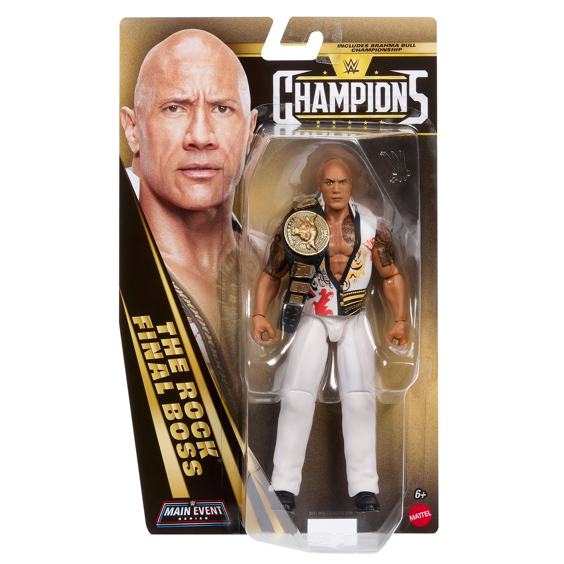WWE Main Event Champions 7 Final Boss The Rock Action Figure
