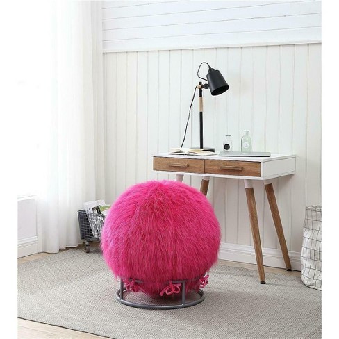 Fuzzy yoga store ball chair