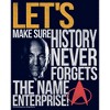 Men's Star Trek: The Next Generation Captain Picard History Never Forgets The Name Enterprise Pull Over Hoodie - image 2 of 4