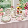 Juvale 144 Piece Baby Girl 1st Birthday Party Decorations, Floral One First Birthday Plates, Napkins, Cups, Pink Cutlery, Serves 24 - 4 of 4