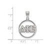 Black Bow Jewelry Sterling Silver Delta Phi Epsilon Greek Life Medium Pendant - 2 of 3