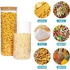 70 oz glass food storage jars, 3-pack, large capacity kitchen storage jars with airtight bamboo lids. - 3 of 4