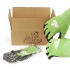 Van Zyverden 3pk Gardening Gloves VZ Logo Green & Orange - 2 of 3