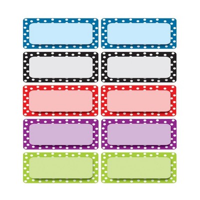 Assorted Color Magnetic Foam Nameplates Bundle, 14" Length