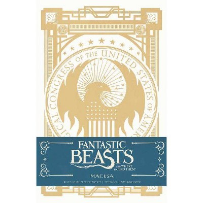 Fantastic Beasts and Where to Find Them Macusa Hardcover Ruled Journal - by Insight Editions (Hardcover)
