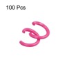 Unique Bargains Carbon Steel DIY Crafts Jewelry Making Open Connector Jump Rings 100 Pcs - 3 of 4