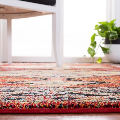 Safavieh Vintage Hamadan Rust and Gold Square Area Rug