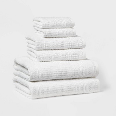 6pc Roman Super Soft Cotton Bath Towel Set : Target