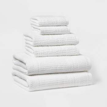 TRIDENT Burgundy Towels, 12 Piece Bathroom Towel Set, 2 Bath Towel Set, 4  Hand Towel Set, 6 Wash Cloth Set, 100% Cotton Fast Dry, Everyday Use  Towels