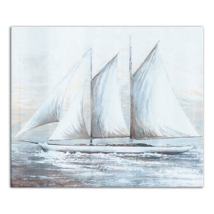 Creative Products Painted Sailboat 24x20 Canvas Wall Art - 1 of 4